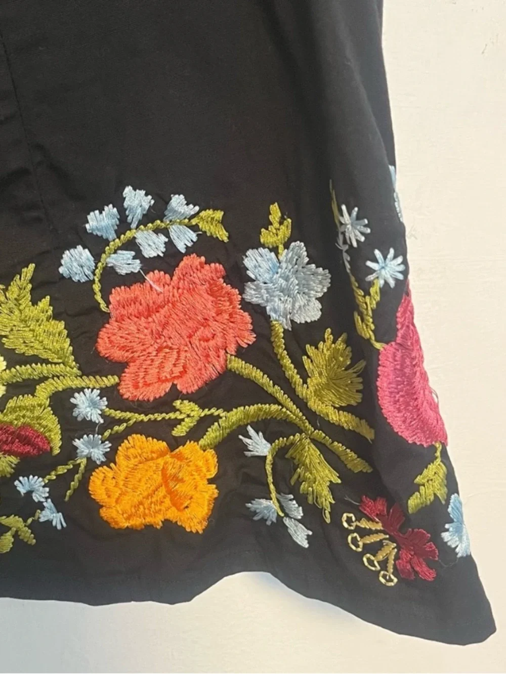 PERSAMAN New York Embroidery Skirt